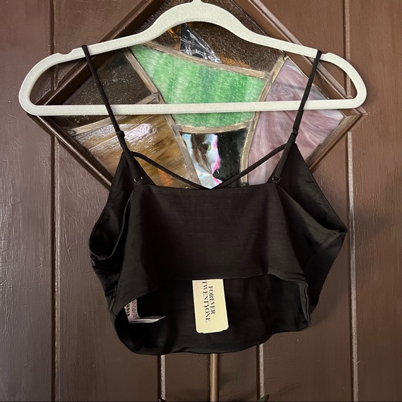 MOVING SALE! Forever 21 lace crop top - Picture 4 of 5